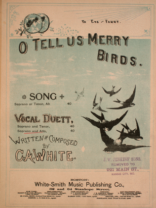 O Tell Us Merry Birds. Song