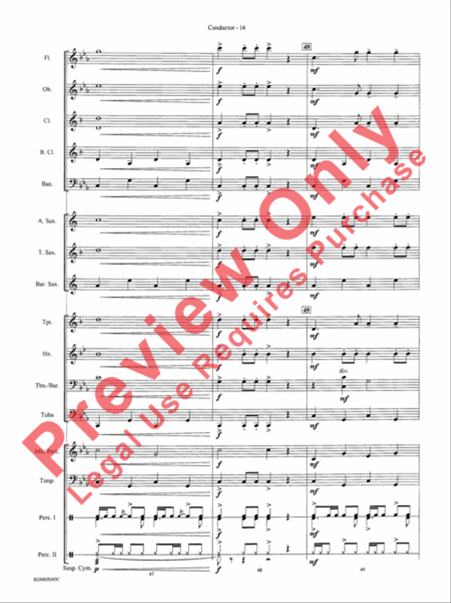 ÜskÜdar ÜskÜdar Concert Band scores gallery preview page 17