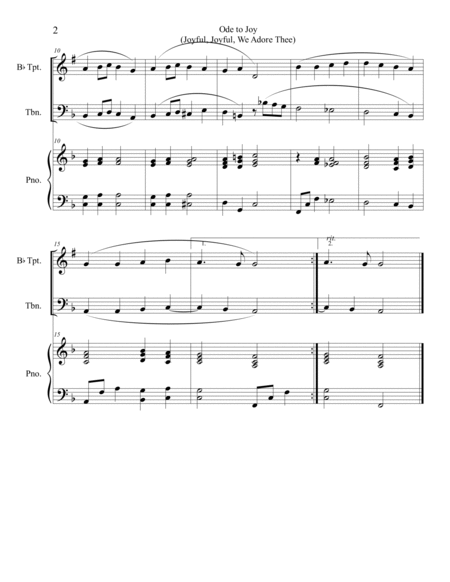 20 Easter Hymn Duets for Trumpet & Trombone with Piano: Vols. 1-2 image number null