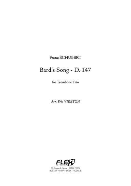 Bard's Song, D. 147 image number null
