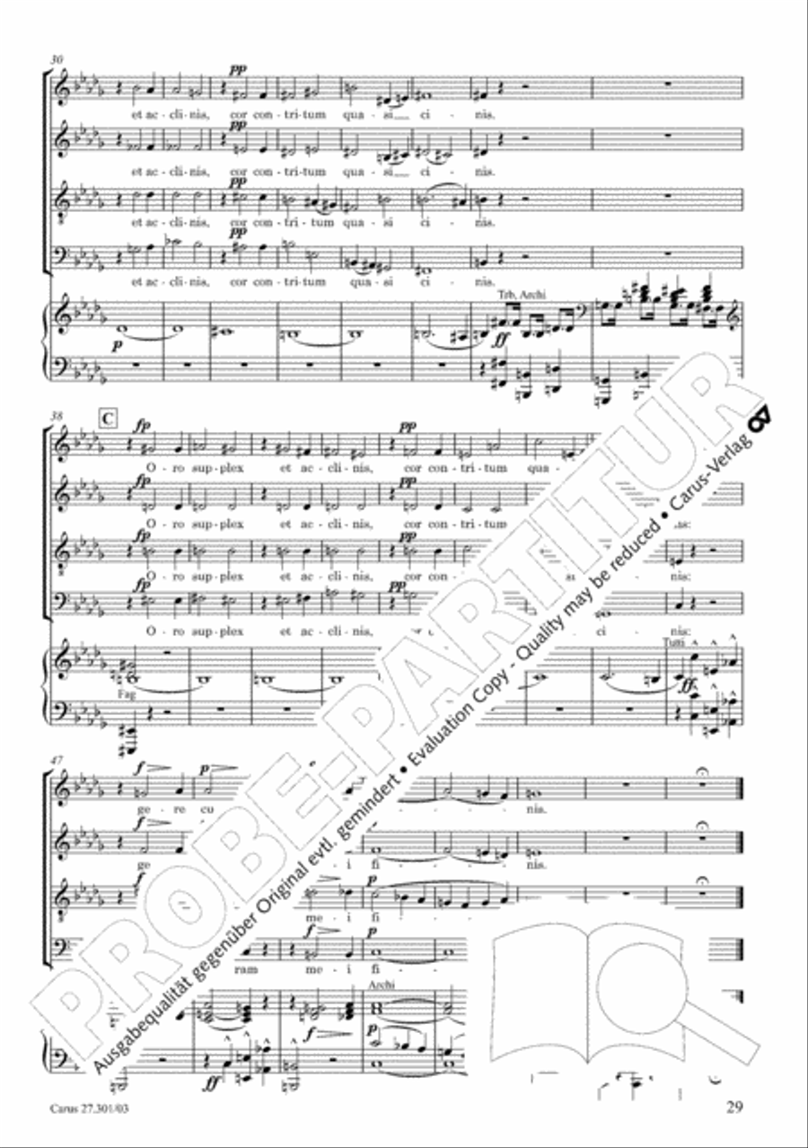 Requiem in F minor Requiem in F minor 4-Part scores gallery preview page 34