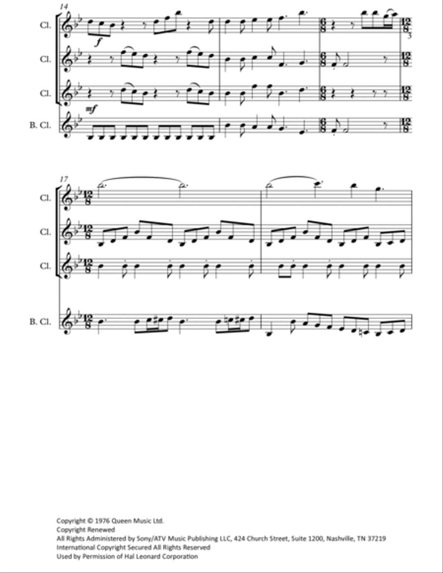 Somebody To Love Somebody To Love Woodwind Ensemble scores gallery preview page 3
