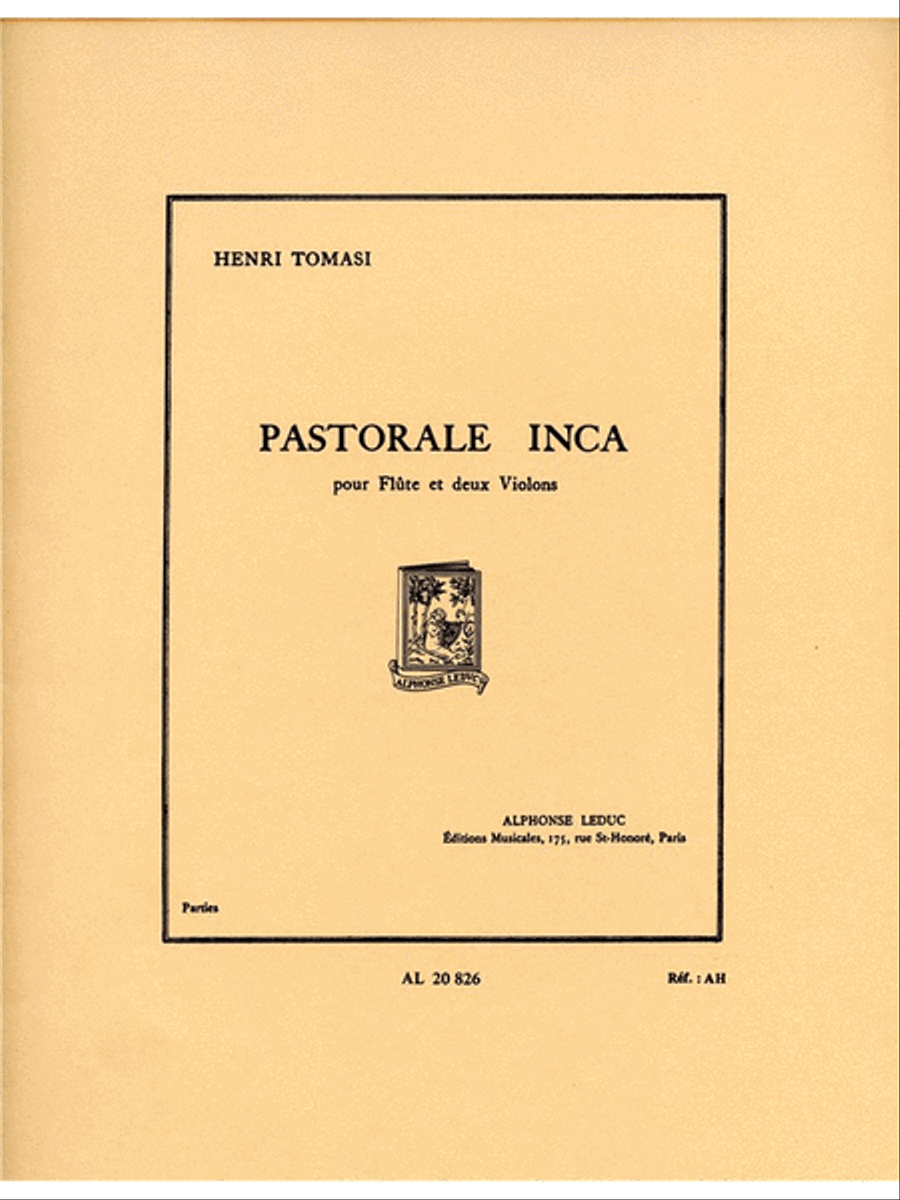 Pastorale Inca (trio - Mixed) School and Community scores gallery preview page 1