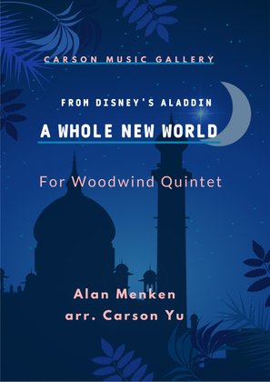 Book cover for A Whole New World (aladdin's Theme)