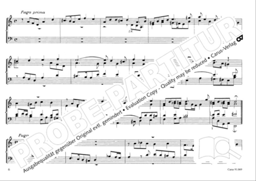 Musikalischer Blumenstrauss Organ Solo scores gallery preview page 9