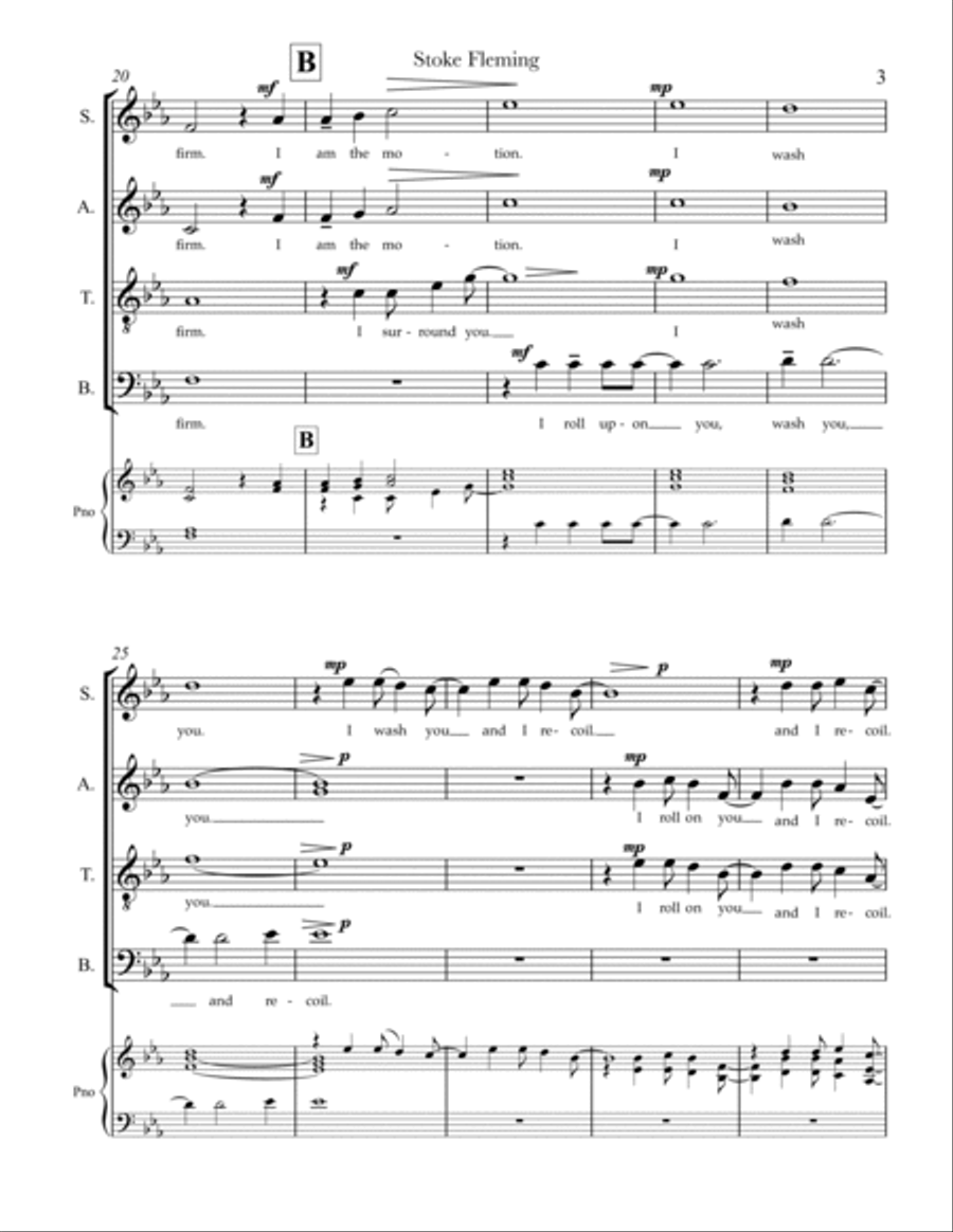 Stoke Fleming 4-Part scores gallery preview page 5