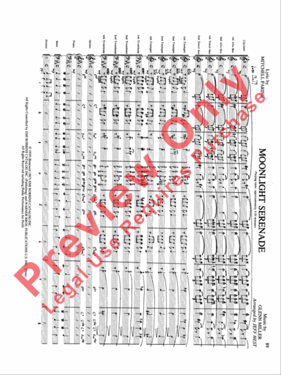 Original Big Band Sounds Big Band scores gallery preview page 90