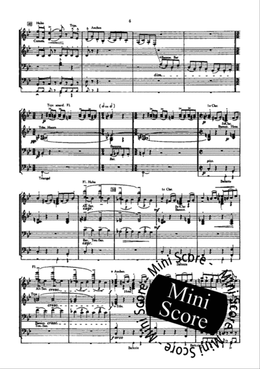 Ouverture Pour un Festival Concert Band scores gallery preview page 9
