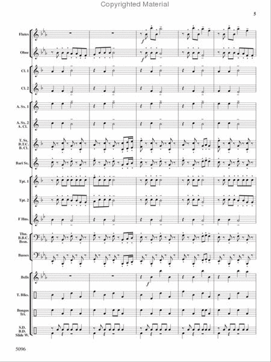 Portly Penguin Parade Concert Band scores gallery preview page 4