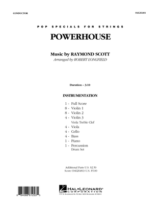 Book cover for Powerhouse - Full Score