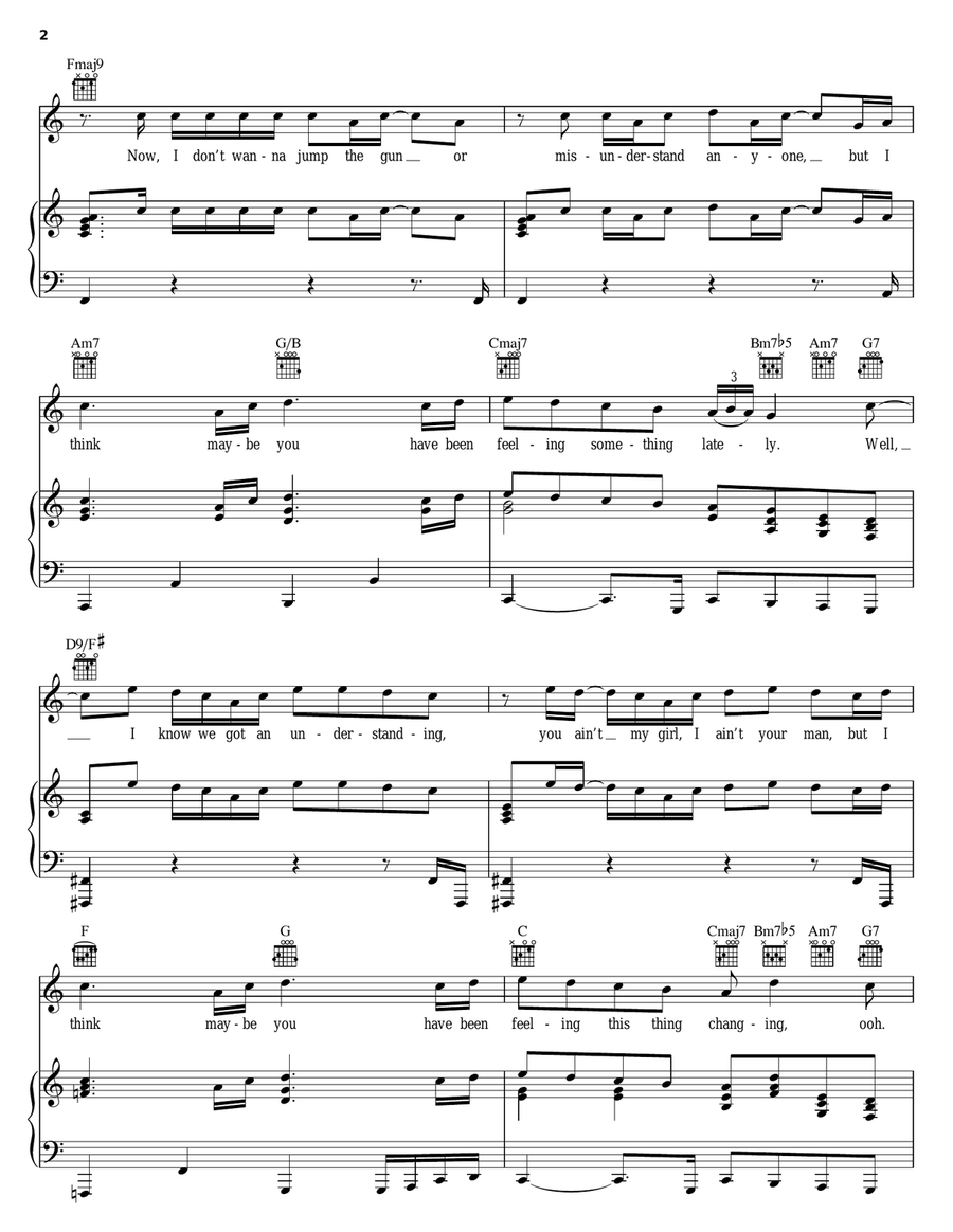 Let Me Get This Right Let Me Get This Right Piano, Vocal, Guitar scores gallery preview page 2