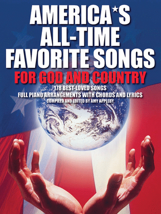 Book cover for America's All-Time Favorite Songs for God and Country