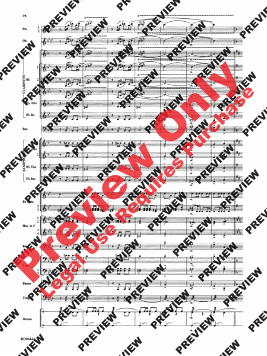 Lethbridge Overture Concert Band scores gallery preview page 15