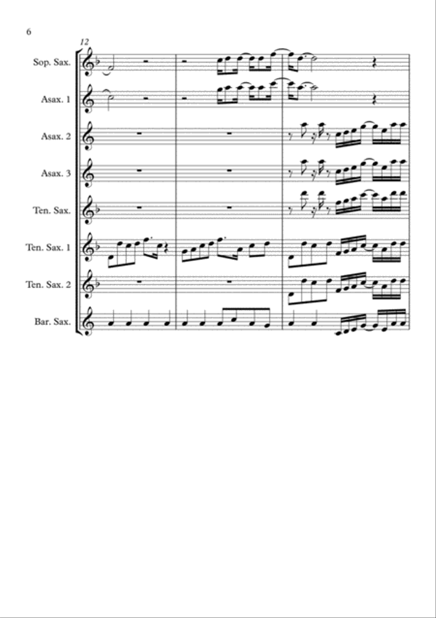 Superstition Superstition Woodwind Quintet scores gallery preview page 6