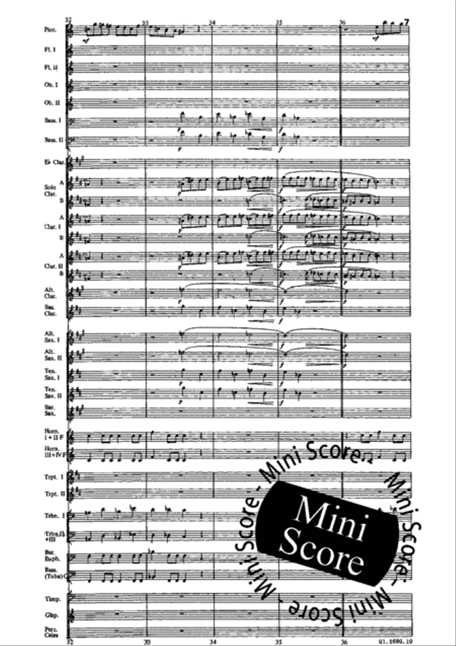 Geschwind Marsch by Beethoven Concert Band scores gallery preview page 11