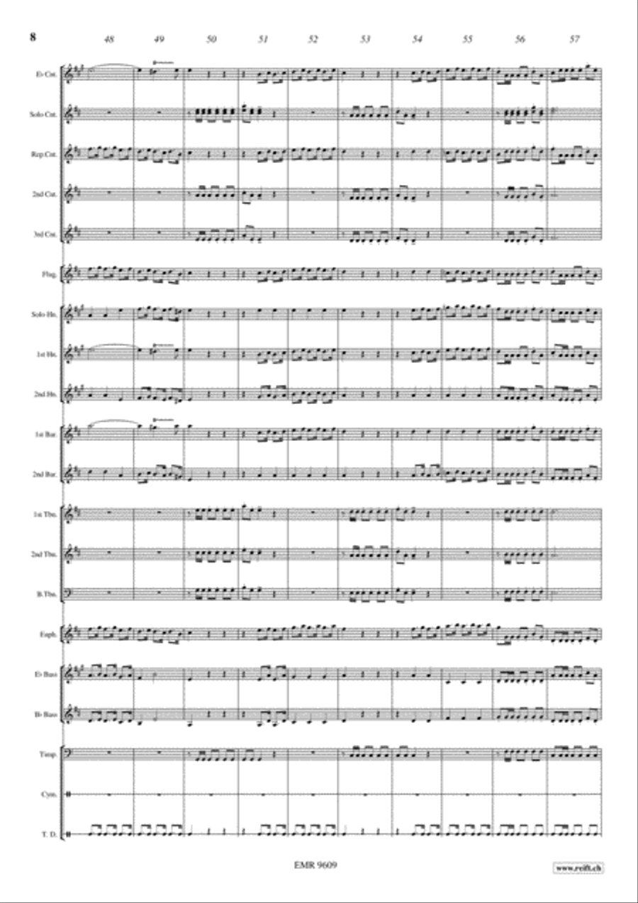 Fireworks Highlights Brass Band scores gallery preview page 9