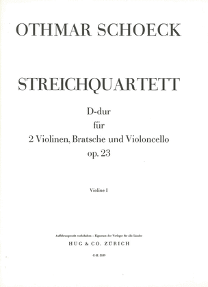 Quartett op 23