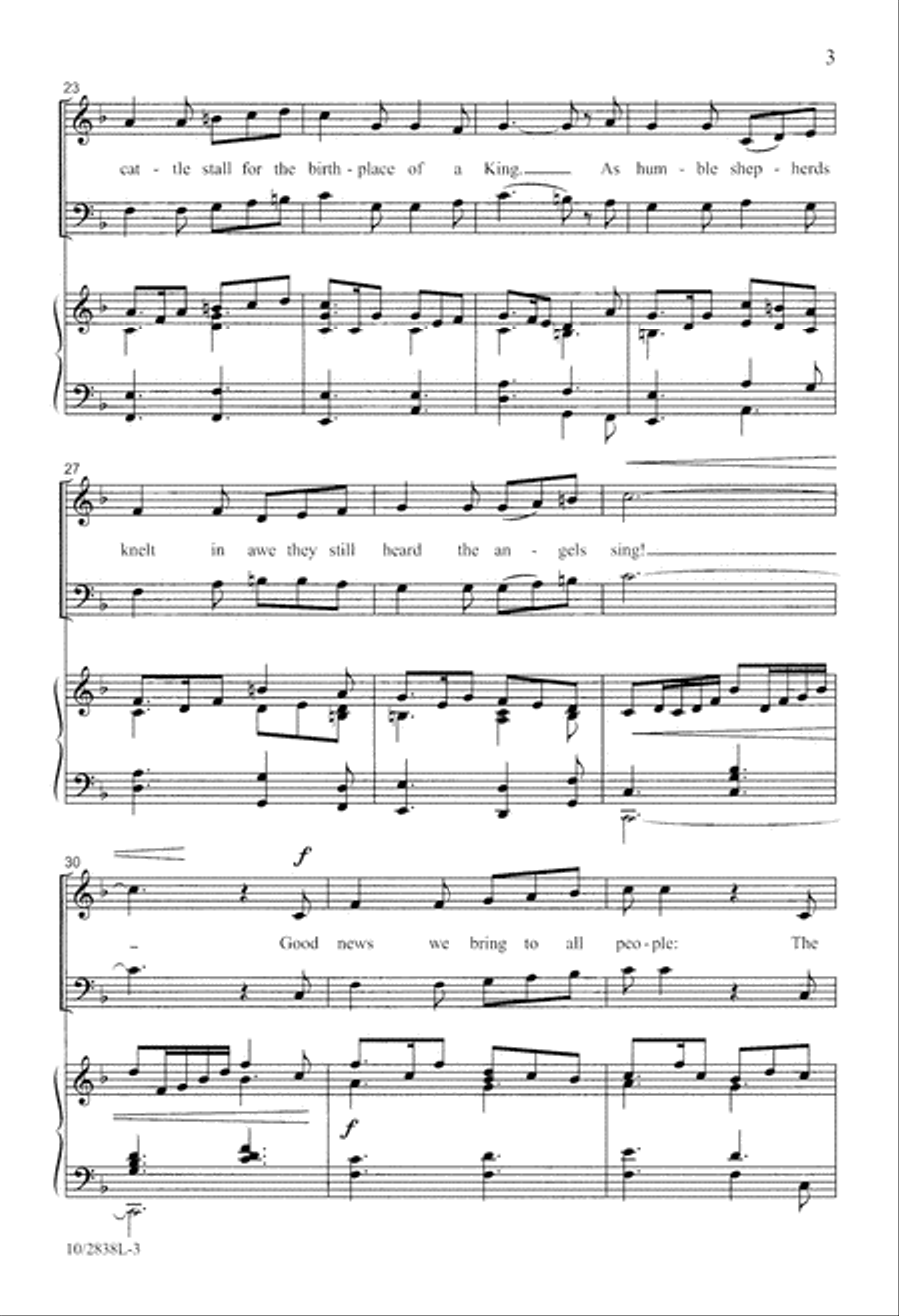 Jesus is Born Today Jesus is Born Today 4-Part scores gallery preview page 3