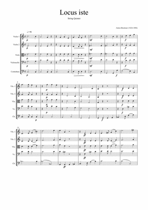 Anton Bruckner - Locus iste (String Quintet)