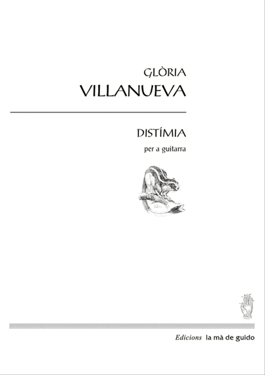 Distímia Classical Guitar scores gallery preview page 1