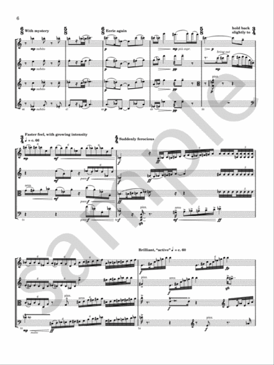 Glitter, Doom, Shards, Memory Chamber Music scores gallery preview page 8