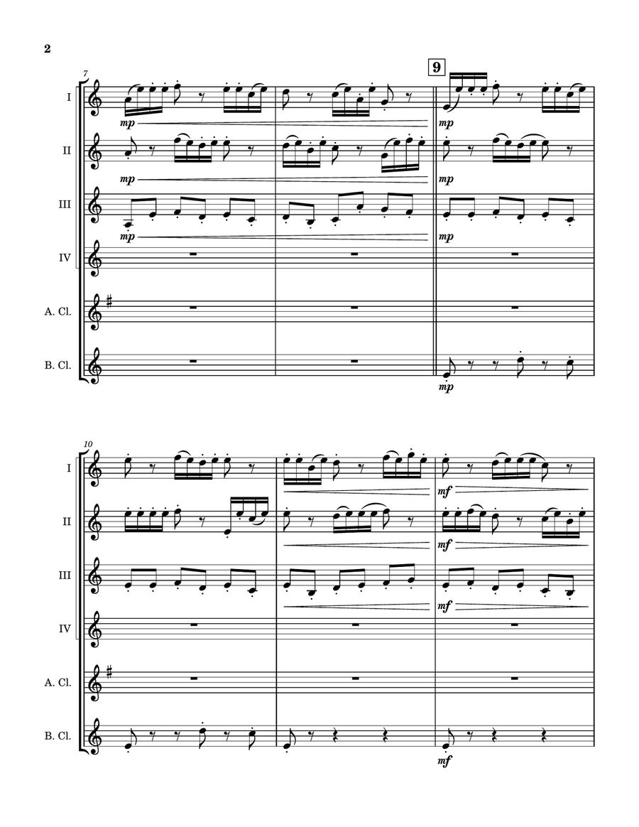 Asturias Clarinet Quintet scores gallery preview page 3