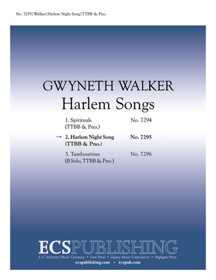 Book cover for Harlem Night Song from Harlem Songs