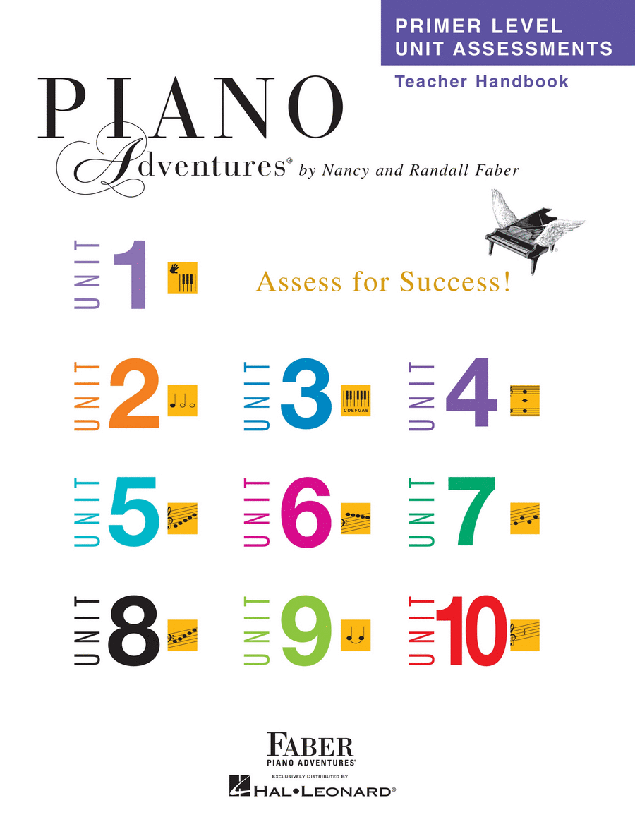 Primer Level Unit Assessments Teacher Handbook Piano Method scores gallery preview page 1