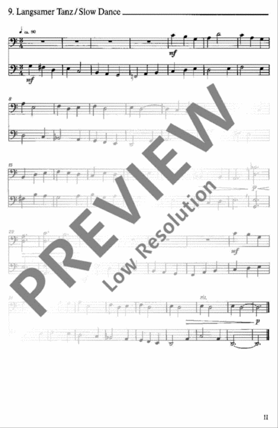15 easy Duets Cello scores gallery preview page 10