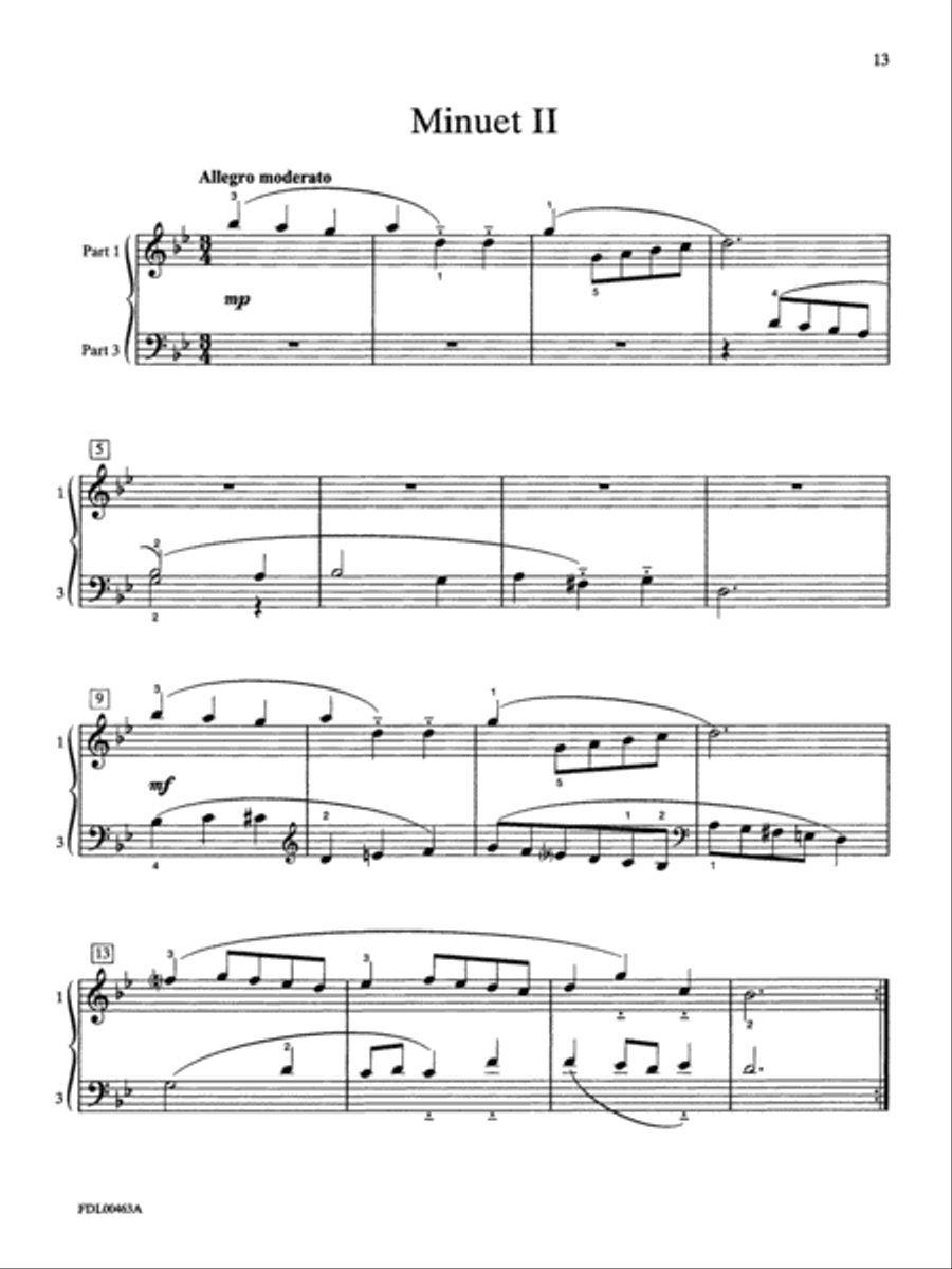 Bach for Piano Ensemble Bach for Piano Ensemble Small Ensemble scores gallery preview page 4