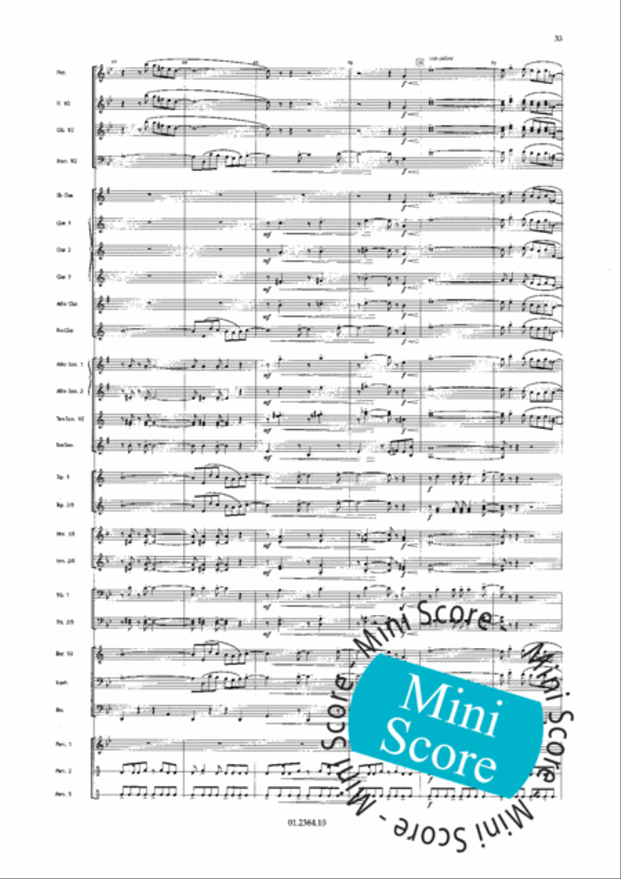 Os Passaros Do Brasil Concert Band scores gallery preview page 41