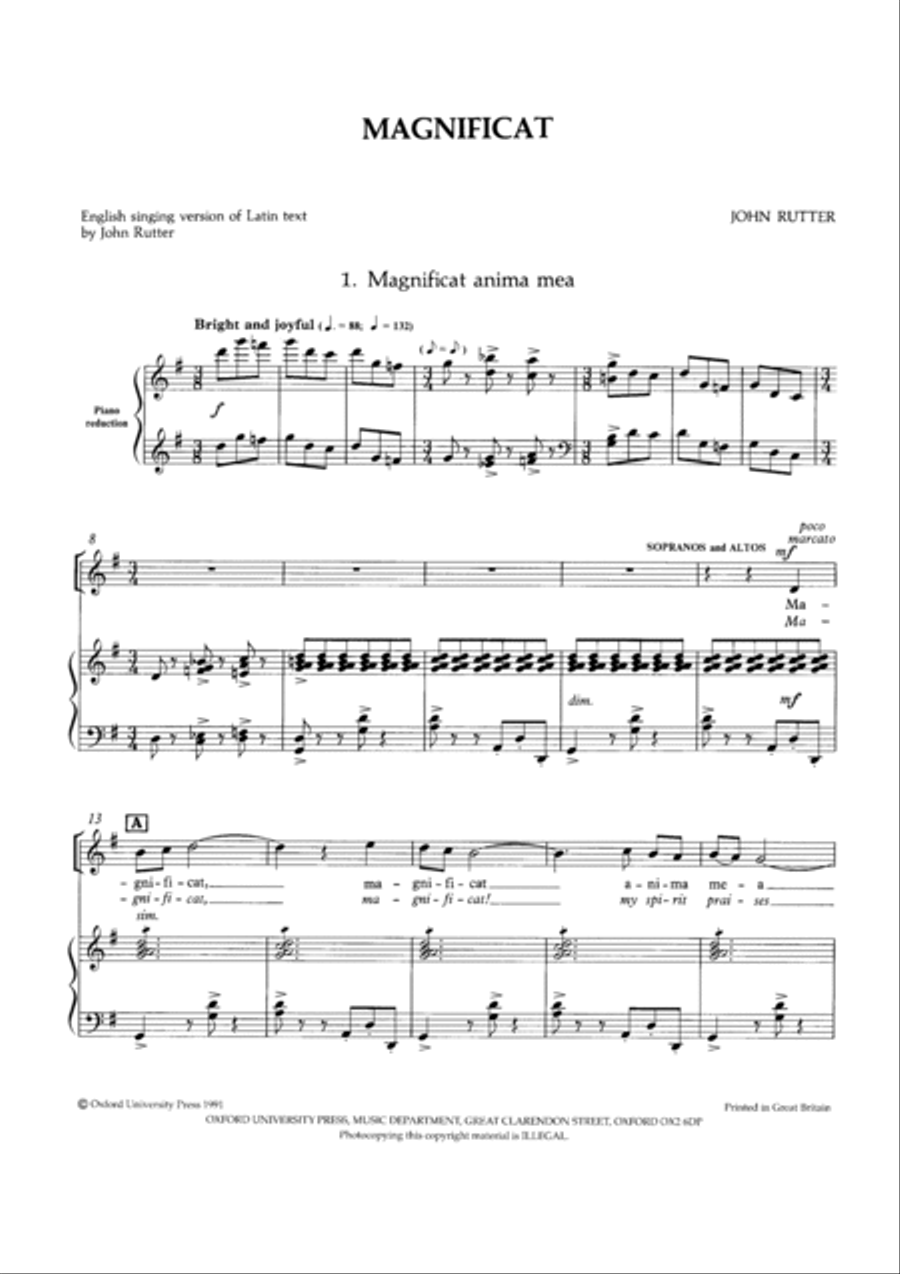 Magnificat 4-Part scores gallery preview page 3
