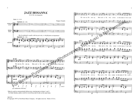 Jazz Hosanna! image number null