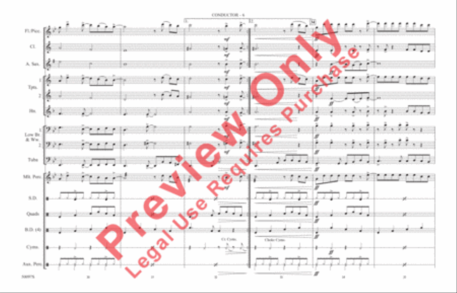 Flowers Flowers Marching Band scores gallery preview page 7