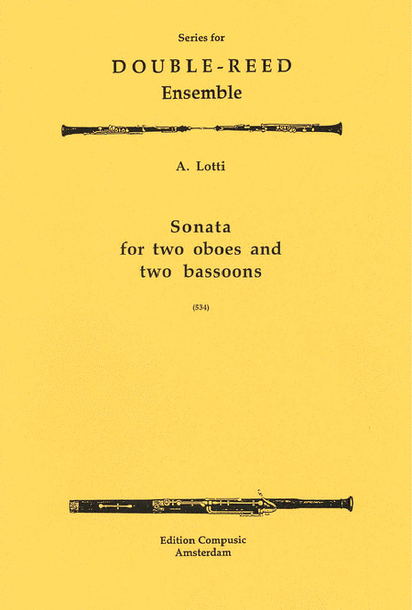 Sonata for 2 Oboes And 2 Bassoons