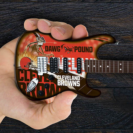 Cleveland Browns 10 Collectible Mini Guitar