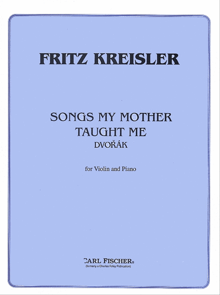 Songs My Mother Taught Me Violin Solo scores gallery preview page 1