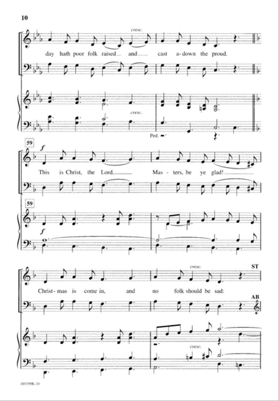 Masters in This Hall 4-Part scores gallery preview page 11