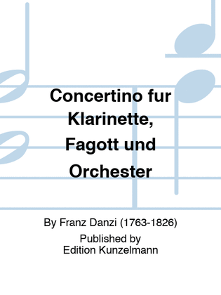 Concertino for clarinet and bassoon
