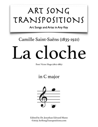 Book cover for SAINT-SAËNS: La cloche (transposed to C major)
