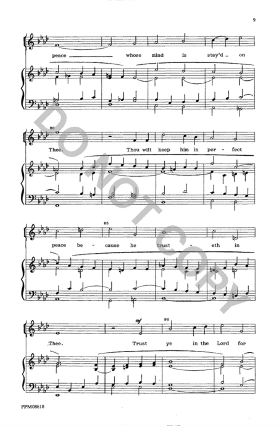 Thou O God Art Praised in Sion Divisi scores gallery preview page 10