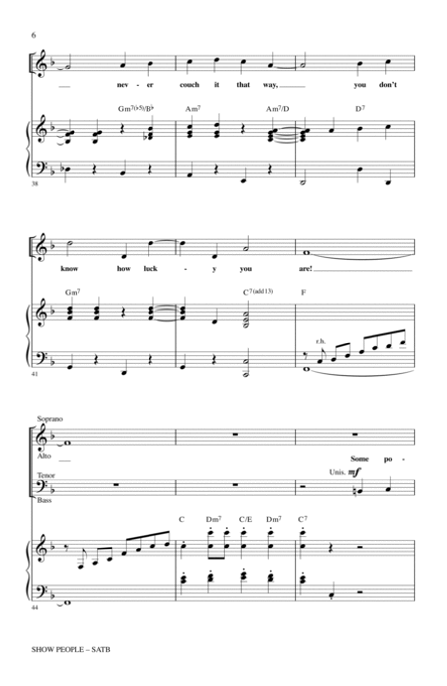 Show People Show People 4-Part scores gallery preview page 4