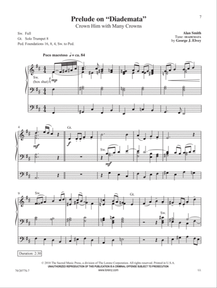 Love Divine Organ Solo scores gallery preview page 4