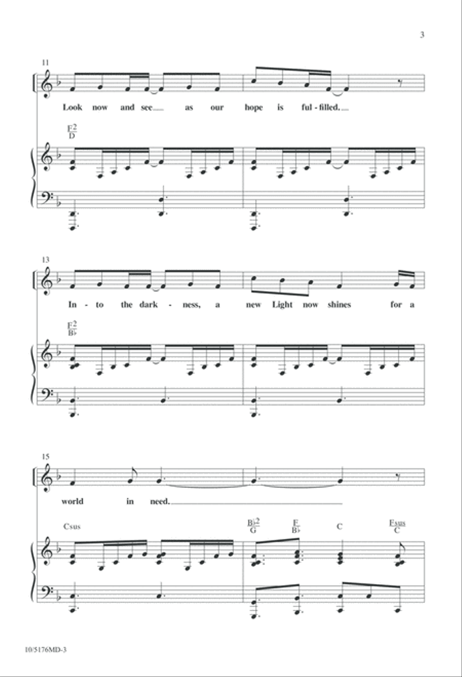 Let Us Rejoice, Christ is Born! 4-Part scores gallery preview page 3