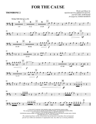 For the Cause (arr. James Koerts) - Trombone 2