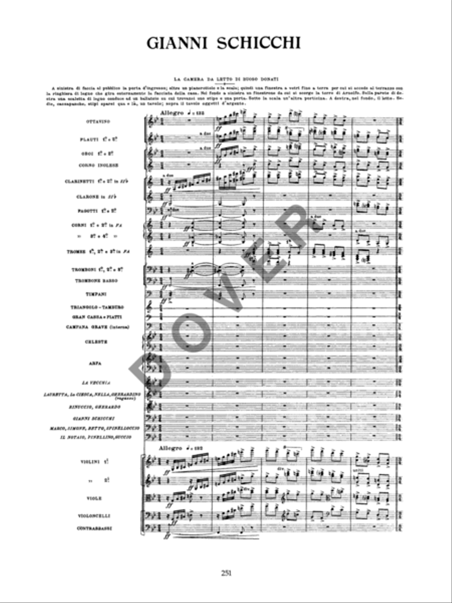 Il Trittico in Full Score -- Il Tabarro / Suor Angelica / Gianni Schicchi Voice scores gallery preview page 9