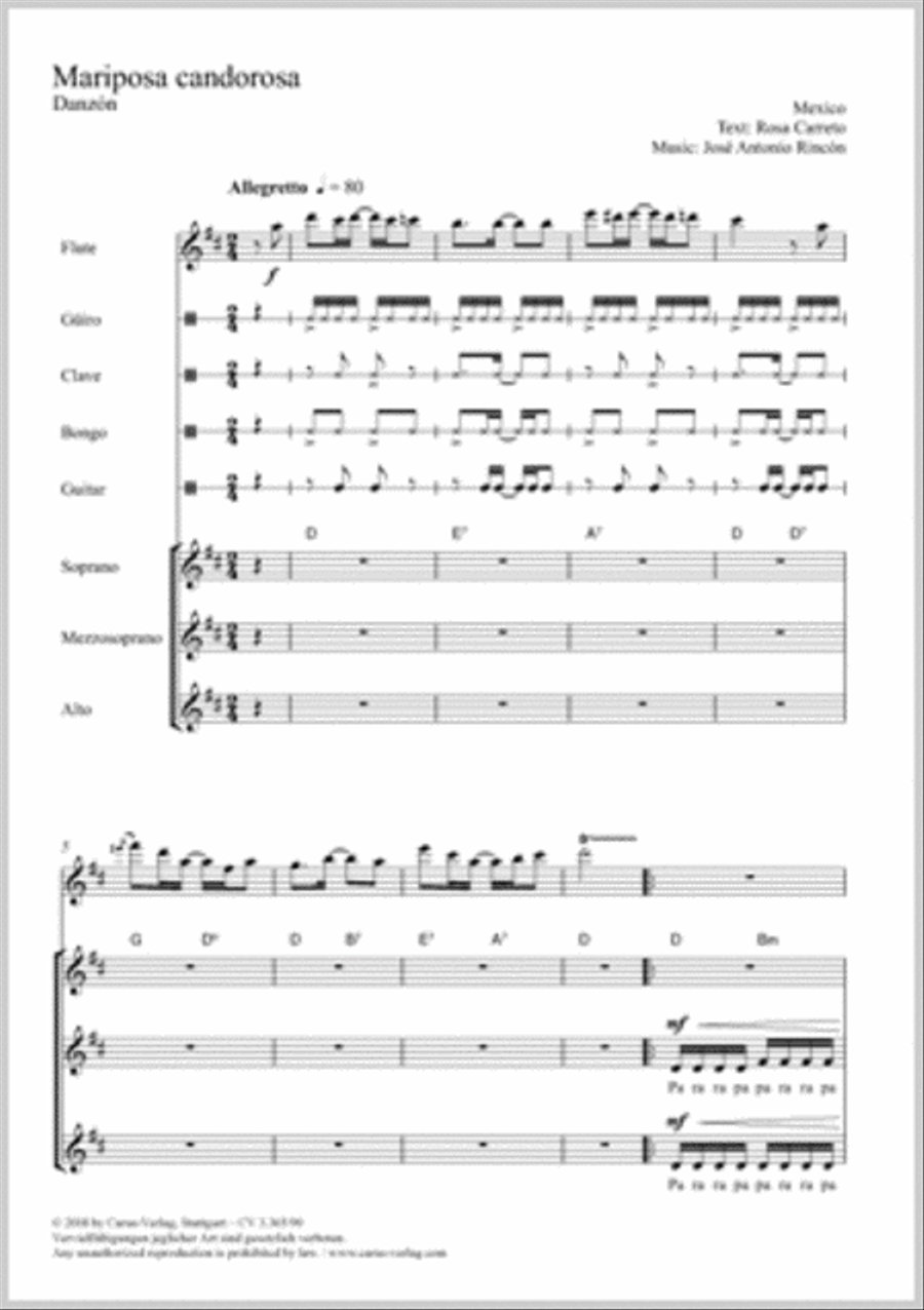 Innocent Butterfly Choir scores gallery preview page 1