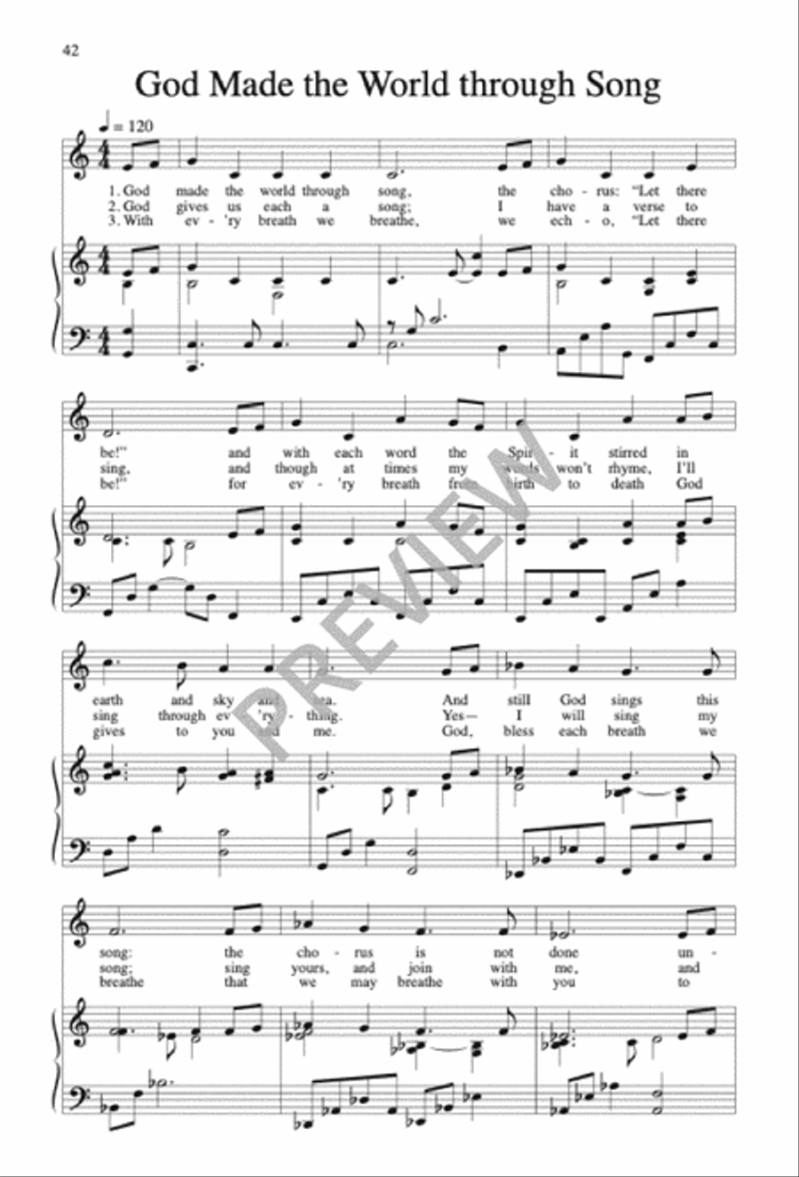 Sing No Empty Alleluias Sacred scores gallery preview page 39