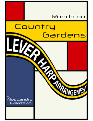 Rondo on Country Gardens for lever harp or piano