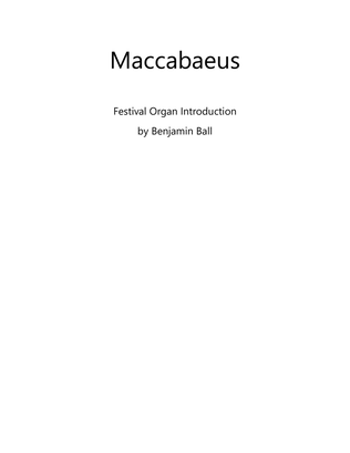 Book cover for Maccabaeus (hymn introduction)